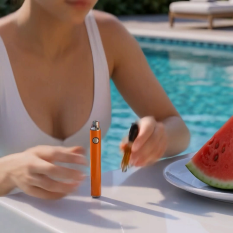 THCP, D8 Vape Cart - 2000mg - Sunset Sherbet - Indica - 2ml - Fresh - Video Thumbnail 1