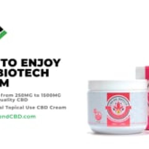 CBD Pain Relief Cream - 500mg - 4oz - Biotech CBD - Video Thumbnail 1