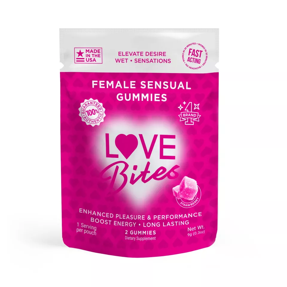 HOT LOVE Cookie 2袋セット CBP CBN CBD 49 Love Bites Female Sensual Gummies
