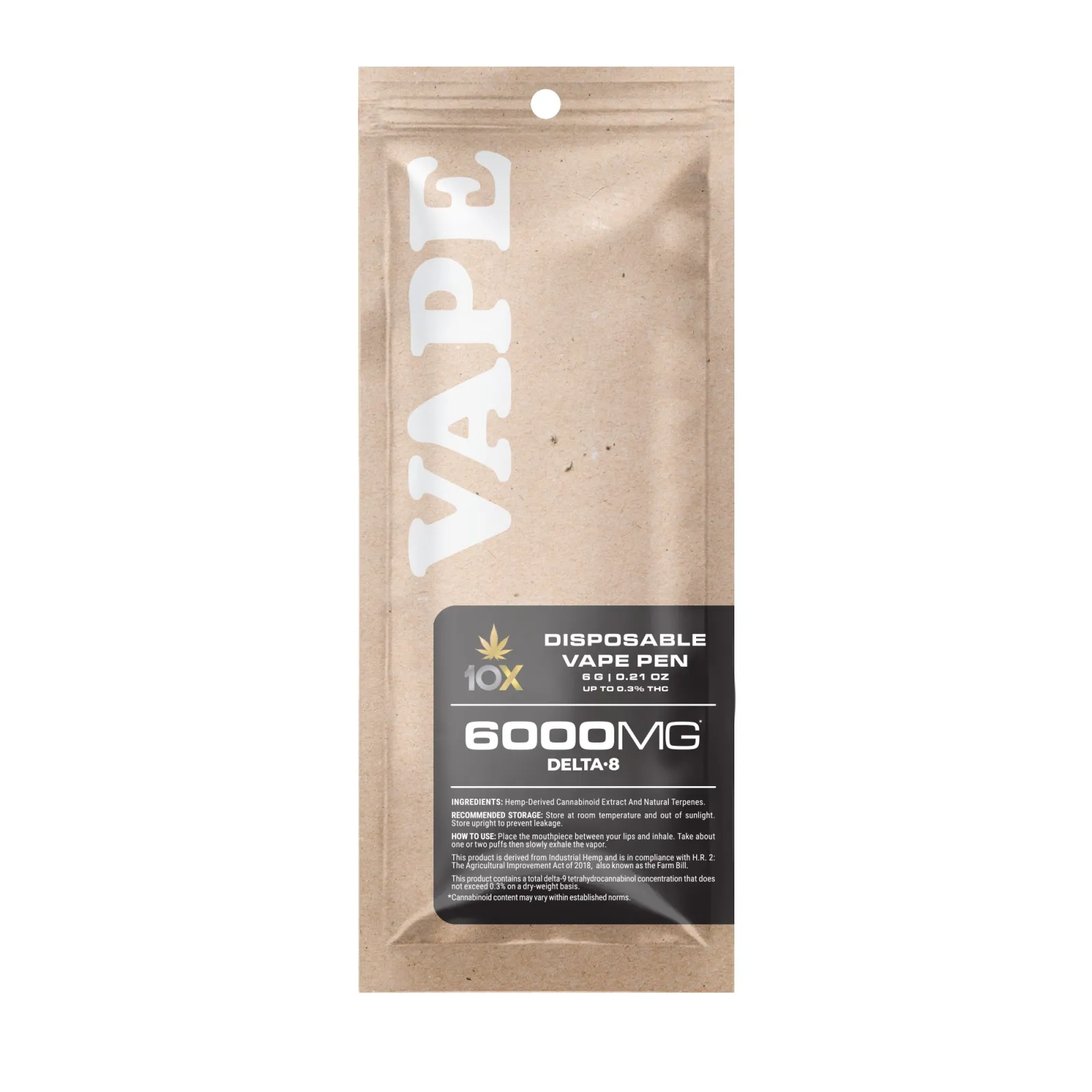 D8 Vape Pen - 6000mg - Blue Dream - Hybrid - 6ml - 10X D8 Vape Pen - 6000mg - Blue Dream - Hybrid - 6ml - 10X