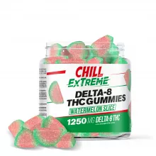 Chill Plus Extreme Delta-8 THC Gummies - Watermelon Slice - 1250MG