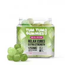 Yum Yum Gummies - Full Spectrum CBD Relax Apple Cubes - 1250mg