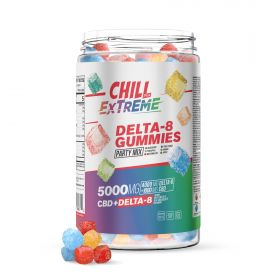 Chill Plus Extreme Delta-8 Gummies Party Mix - 5000X