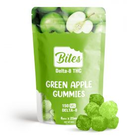 Bites Delta 8 Gummy - Green Apple - 150mg