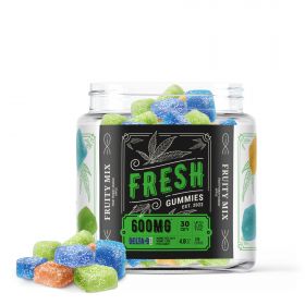 Fresh Delta-9 THC Gummies - Fruity Mix - 600MG