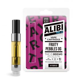 Frutti Pebbles OG THC O Vape Cart - Disposable - Alibi - 800mg