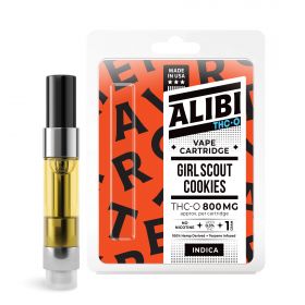 Girl Scout Cookies THC O Vape Cartridge - Disposable - Alibi - 800mg