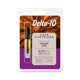 Grape Ape Cartridge - Delta 10  - 900mg - Buzz