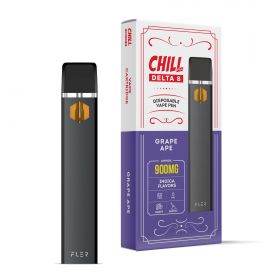 Grape Ape Delta 8 THC Vape Pen - Disposable - Chill Plus - 900mg (1ml)