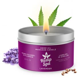 Hemp Spa Hemp Oil Massage Candle - Lavender