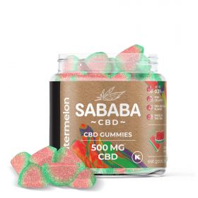 Sababa Full Spectrum CBD Gummies - Watermelon - 500MG