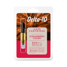 Strawberry Cough Cartridge - Delta 10  - 900mg - Buzz