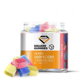 Tropical Mix Gummies - CBD Isolate  - 1250mg - Diamond CBD
