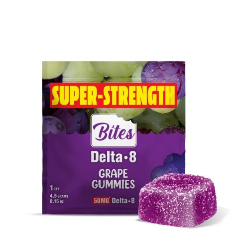Bites Delta-8 THC Gummy - Grape - 50MG - 1