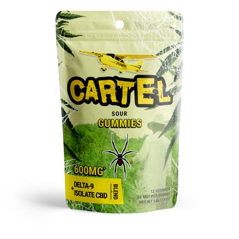 Cartel Sour Gummies - Delta 9, CBD Isolate Blend - Pure Blanco - 3