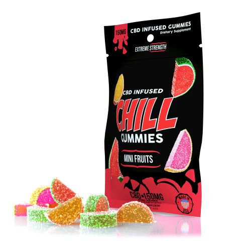 Chill Gummies - CBD Infused Mini Fruits - 150mg - 1