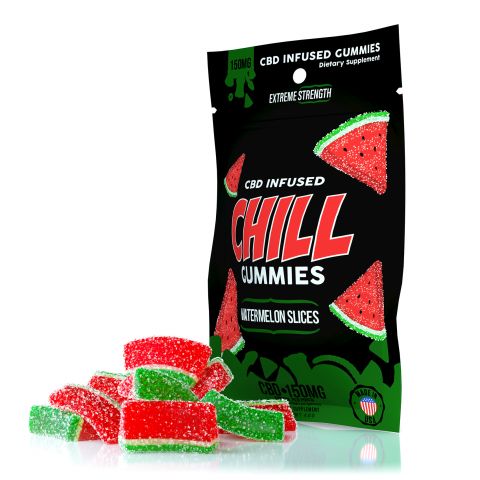 Chill Gummies - CBD Infused Watermelon Slices - 150mg - 1
