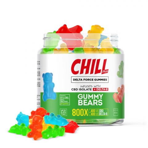 Chill Plus Delta Force Gummy Bears - 800X - 1