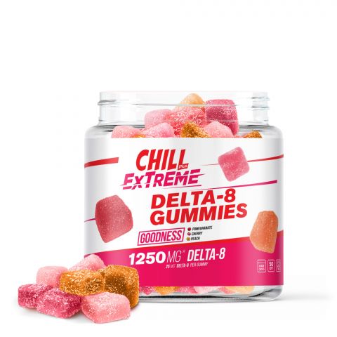 Chill Plus Extreme Delta-8 THC Gummies - Goodness - 1250MG - 1