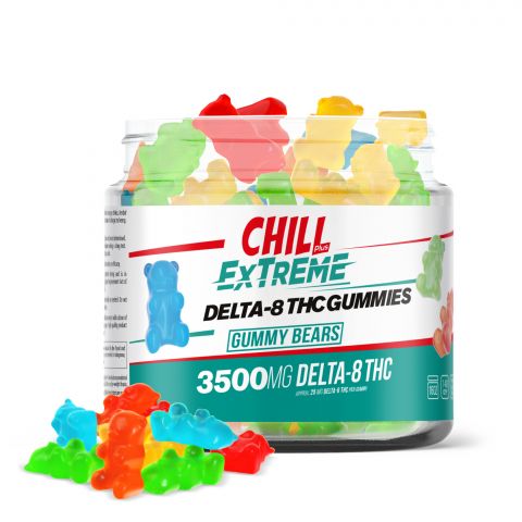 Chill Plus Extreme Delta-8 THC Gummies - Gummy Bears - 3500MG - 1