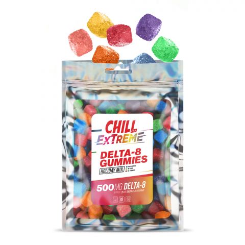 Chill Plus Extreme Delta-8 THC Gummies - Holiday Mix - 500MG - 1