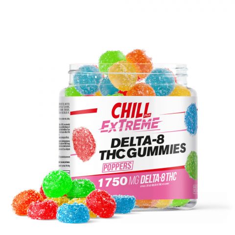 Chill Plus Extreme Delta-8 THC Gummies - Poppers - 1750MG - 1