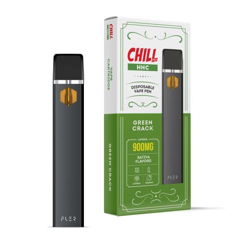 Chill Plus HHC THC Disposable Vape Pen - Green Crack - 900MG - 1