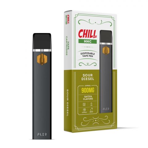 Chill Plus HHC THC Disposable Vape Pen - Sour Diesel - 900MG - 1