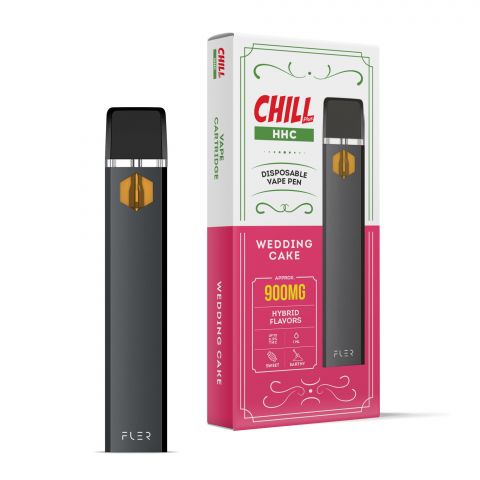 Chill Plus HHC THC Disposable Vape Pen - Wedding Cake - 900MG - 1