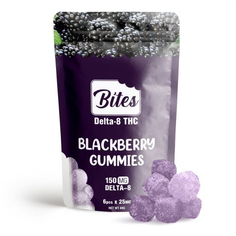 Bites Delta 8 Gummy - Blackberry - 150mg - Thumbnail 1