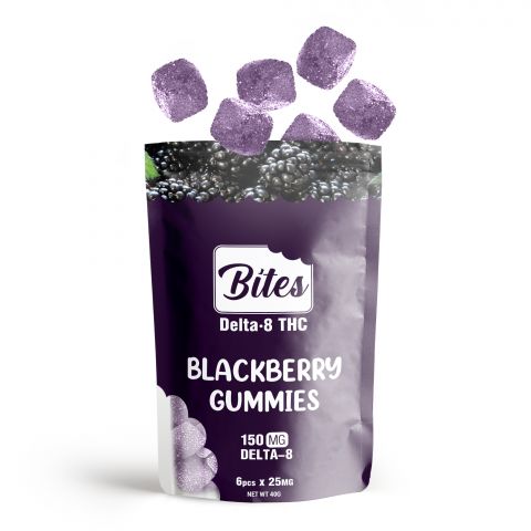 Bites Delta 8 Gummy - Blackberry - 150mg - 3