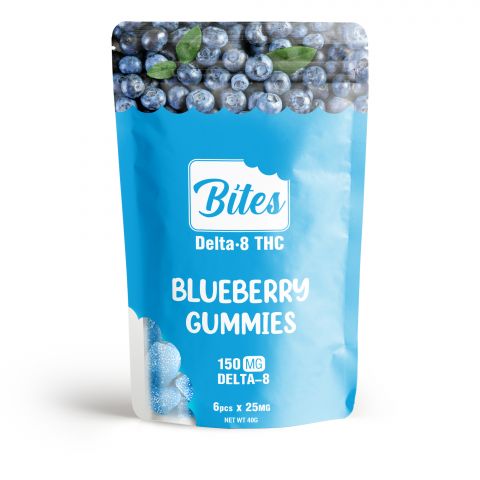 Bites Delta 8 Gummy - Blueberry - 150mg - Thumbnail 2