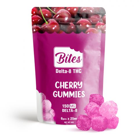 Bites Delta 8 Gummy - Cherry - 150mg - Thumbnail 1