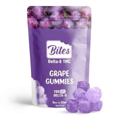 Bites Delta 8 Gummy - Grape - 150mg - 1