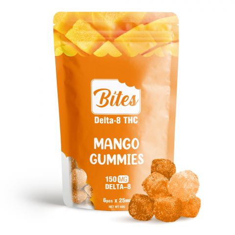 Bites Delta 8 Gummy - Mango - 150mg - Thumbnail 1