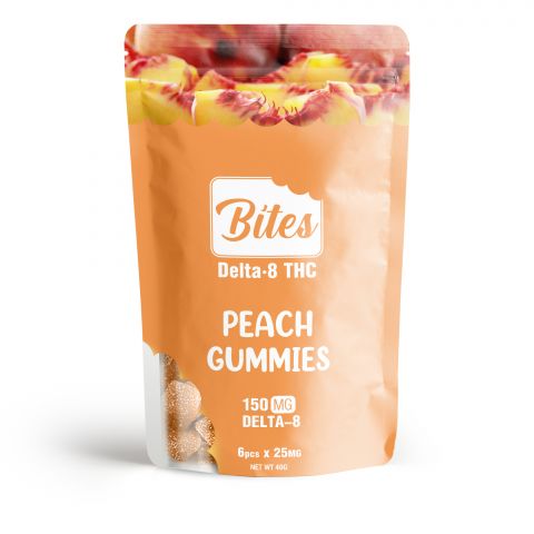 Bites Delta 8 Gummy - Peach - 150mg - 2
