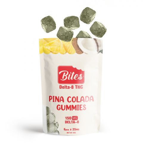 Bites Delta 8 Gummy - Pina Colada - 150mg - 3