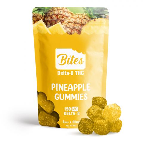 Bites Delta 8 Gummy - Pineapple - 150mg - Thumbnail 1