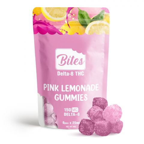 Bites Delta 8 Gummy - Pink Lemonade - 150mg - Thumbnail 1