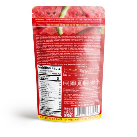 Bites Delta 8 Gummy - Watermelon - 150mg - 4