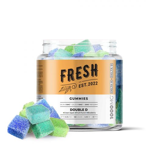 Double D Gummies - Delta 8  - 1000mg - Fresh - 1