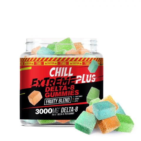 Fruity Blend Gummies - Delta 8 - 3000MG - Chill Extreme Plus  - Thumbnail 1