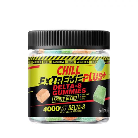 Fruity Blend Gummies - Delta 8 - 4000MG - Chill Extreme Plus - Thumbnail 2