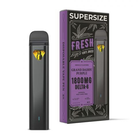 Grand Daddy Purple Vape Pen - Delta 8 THC - Fresh Brand - 1800MG - 1