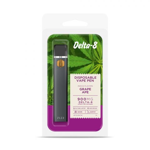 Grape Ape Vape Pen - Delta 8  - Disposable - 900mg - Buzz