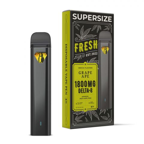 Grape Ape Vape Pen - Delta 8 THC - Fresh Brand - 1800MG - 1