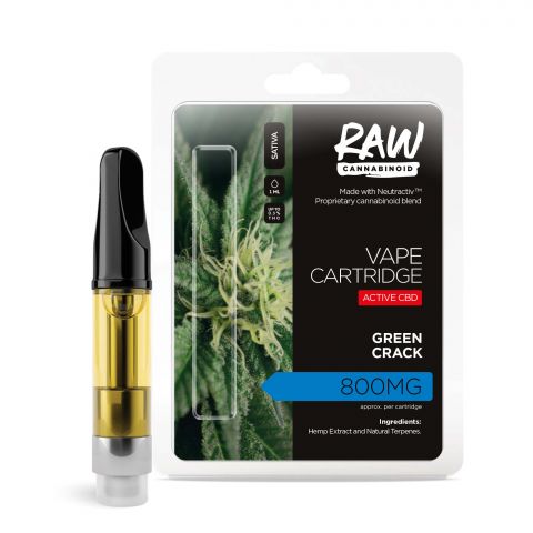 Green Crack Cartridge - Active CBD - Cartridge - RAW - 800mg - 1