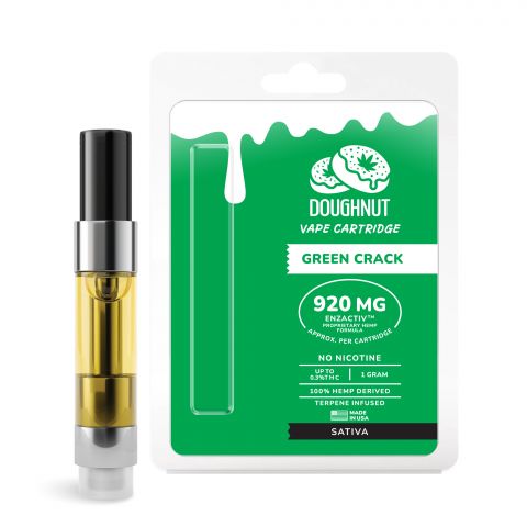 Green Crack Cartridge - CBD & Enzactiv - Doughnut - 920mg - 1