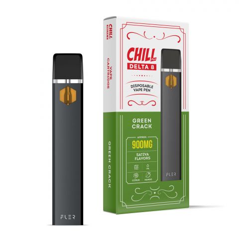 Green Crack Delta 8 THC Vape Pen - Disposable - Chill Plus - 900mg (1ml) - 1