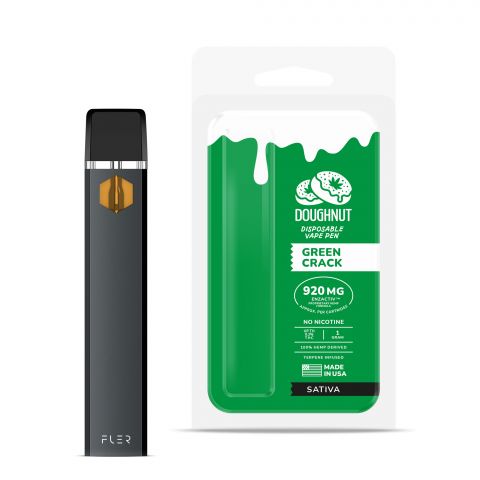 Green Crack Vape Pen - CBD & Enzactiv - Doughnut - 920mg - 1